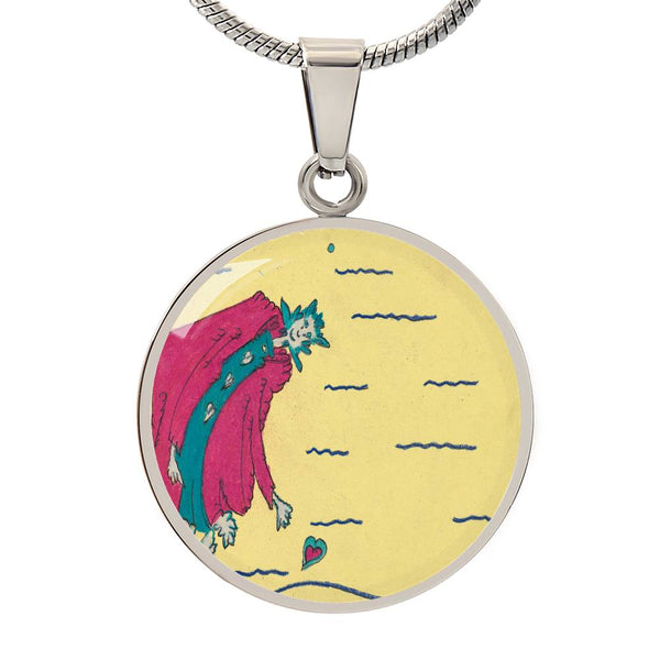 Noble Queen of Hearts, Circle Luxury Necklace