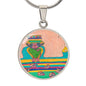 Brave Heart, Circle Luxury Necklace
