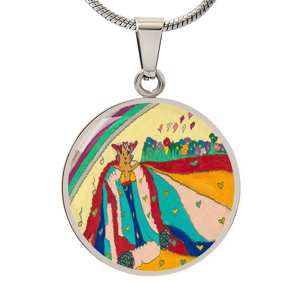 Noble King of Hearts, Circle Luxury Necklace