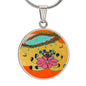 Sonic Bloom, Circle Luxury Necklace