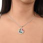 Tree Top, Circle Luxury Necklace