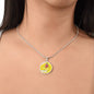 Blissful Heart (Dancer), Circle Luxury Necklace