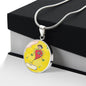 Blissful Heart (Dancer), Circle Luxury Necklace