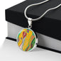 Angel Full of Heart, Circle Luxury Necklace