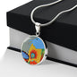 Wishing Well, Circle Luxury Necklace