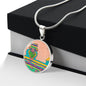 Brave Heart, Circle Luxury Necklace