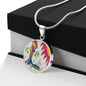 Tree Top, Circle Luxury Necklace