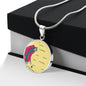 Noble Queen of Hearts, Circle Luxury Necklace