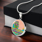 Brave Heart, Circle Luxury Necklace