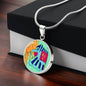 Noble Elephant, Circle Luxury Necklace