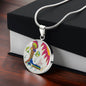 Tree Top, Circle Luxury Necklace