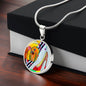 The Shoe Fits, Circle Luxury Necklace