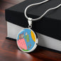 Full Moon, Circle Luxury Necklace