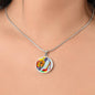 The Shoe Fits, Circle Luxury Necklace