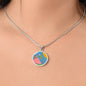 Full Moon, Circle Luxury Necklace