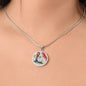 Tree Top, Circle Luxury Necklace
