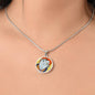 Red Head, Circle Luxury Necklace
