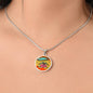 Sonic Bloom, Circle Luxury Necklace