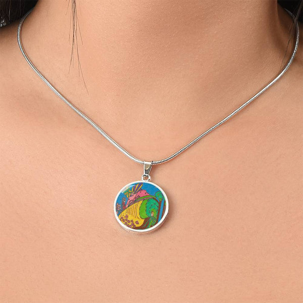 Whimsical Wonderland, Circle Luxury Necklace