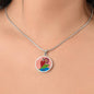 Upright in Heart (My Valentine's), Circle Luxury Necklace