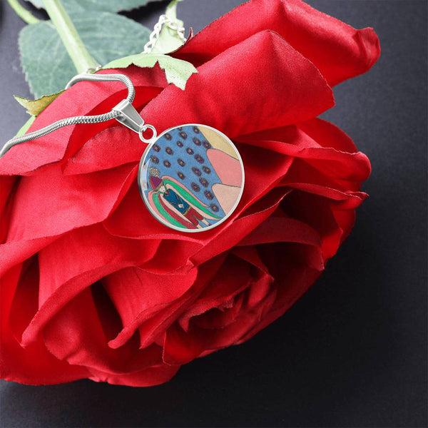 Bright Side (Angel), Circle Luxury Necklace