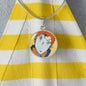 Red Head, Circle Luxury Necklace