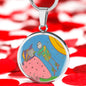 Full Moon, Circle Luxury Necklace
