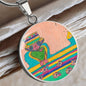 Brave Heart, Circle Luxury Necklace