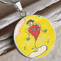 Blissful Heart (Dancer), Circle Luxury Necklace
