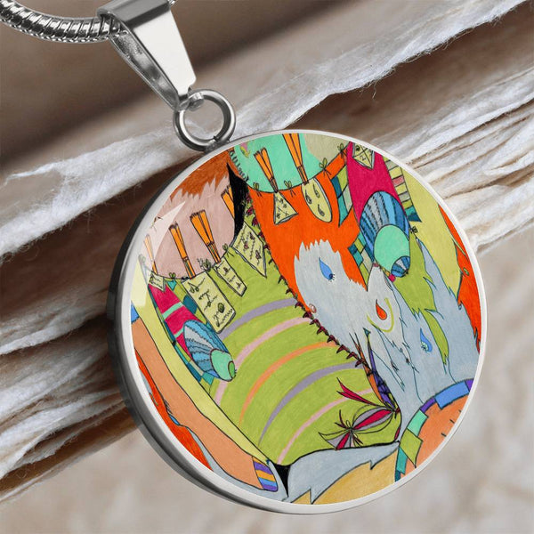 Clean Laundry, Circle Luxury Necklace