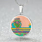 Brave Heart, Circle Luxury Necklace