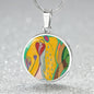 Angel Full of Heart, Circle Luxury Necklace