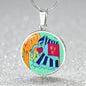 Noble Elephant, Circle Luxury Necklace