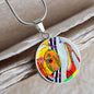 The Shoe Fits, Circle Luxury Necklace