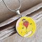 Blissful Heart (Dancer), Circle Luxury Necklace