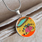 Sonic Bloom, Circle Luxury Necklace