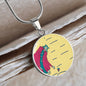 Noble Queen of Hearts, Circle Luxury Necklace