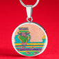 Brave Heart, Circle Luxury Necklace
