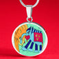 Noble Elephant, Circle Luxury Necklace