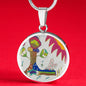 Tree Top, Circle Luxury Necklace