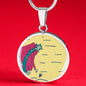 Noble Queen of Hearts, Circle Luxury Necklace