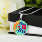Noble Elephant, Circle Luxury Necklace