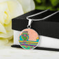 Brave Heart, Circle Luxury Necklace