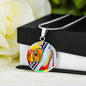 The Shoe Fits, Circle Luxury Necklace