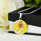 Blissful Heart (Dancer), Circle Luxury Necklace