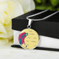 Noble Queen of Hearts, Circle Luxury Necklace