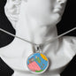 Full Moon, Circle Luxury Necklace