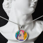 Sunset (Eye in The Sky), Circle Luxury Necklace