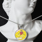 Blissful Heart (Dancer), Circle Luxury Necklace