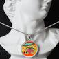 Sonic Bloom, Circle Luxury Necklace